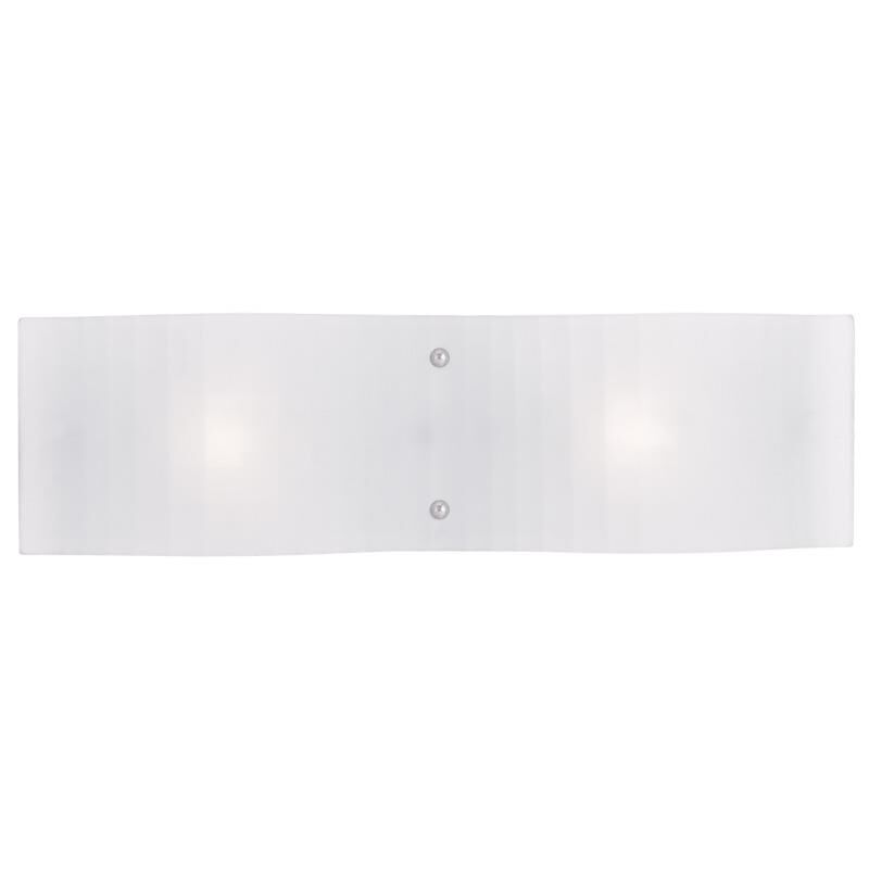 Shown in Chrome finish and Wavy Satin Checkered Patterned glass